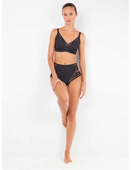 Sujetador capacidad sin aro en color negro