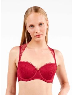 Sujetador balconette tirantes desmontables