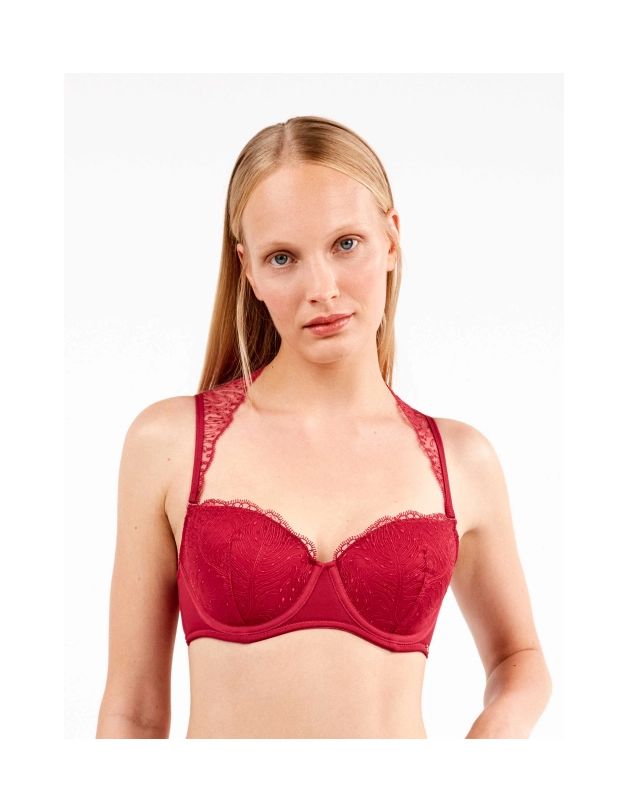 Sujetador balconette tirantes desmontables