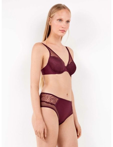 Sujetador bralette capacidad con encaje bordado