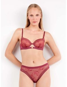 Sujetador capacidad en tejido de encaje