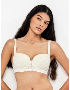 Sujetador capacidad de encaje geométrico gisela