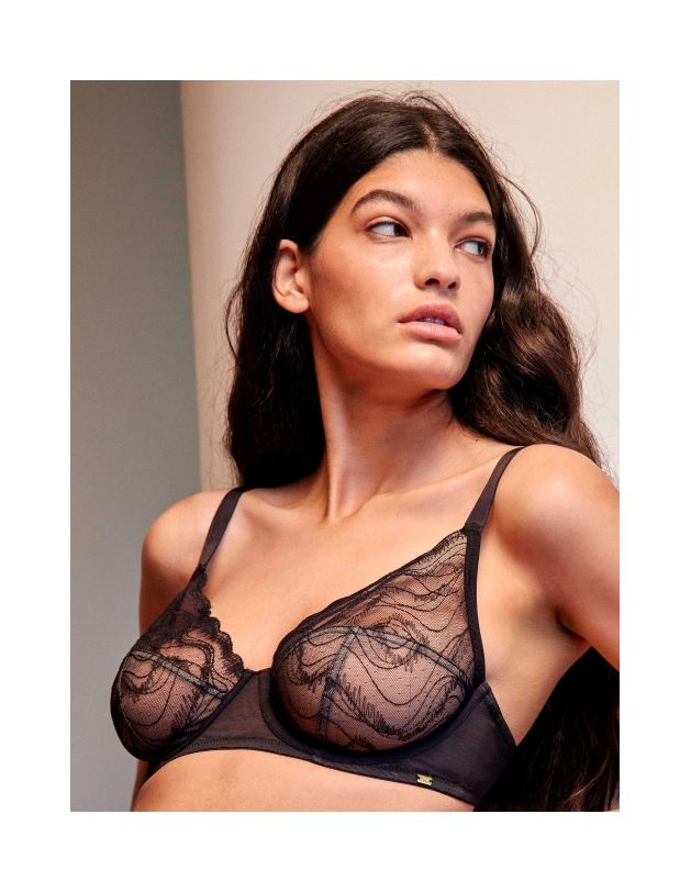 Sujetador capacidad sin relleno encaje