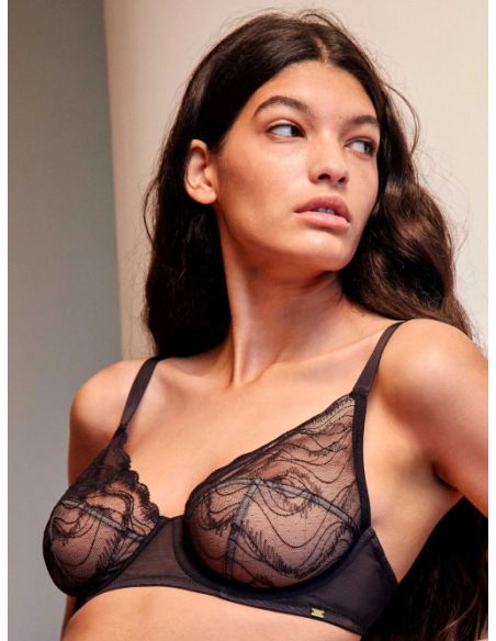 Sujetador capacidad sin relleno encaje