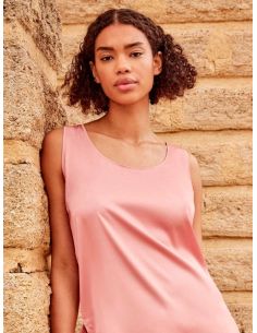 Camiseta tirantes tejido satinado gisela