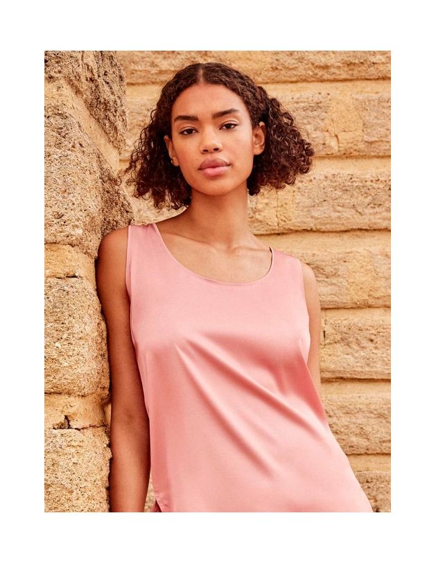 Camiseta tirantes tejido satinado gisela
