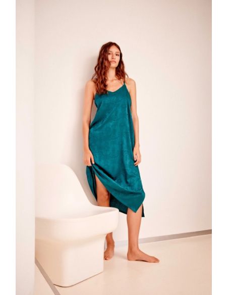 Camisón jacquard de satén gisela