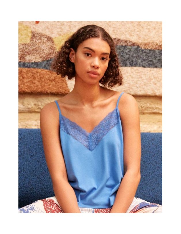 Camiseta lencera de tirantes gisela