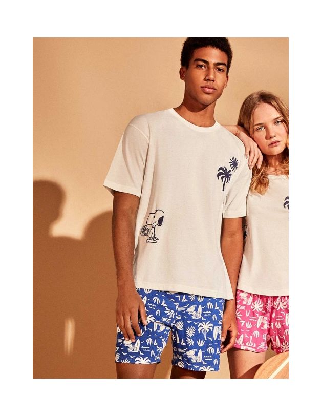 Pijama hombre estampado Snoopy gisela