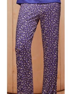 Pantalón largo estampado leopardo