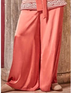 Pantalón fluido satinado