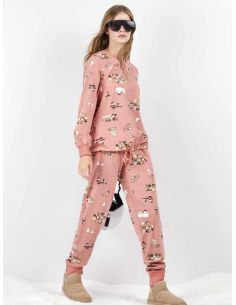 Pijama largo estampado Snoopy