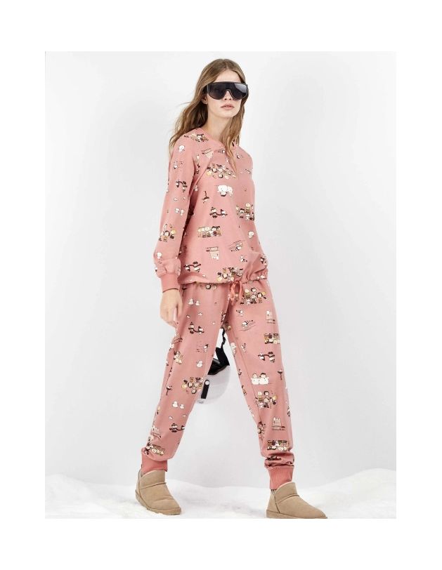 Pijama largo estampado Snoopy
