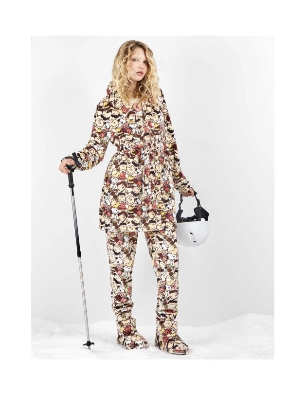 Bata abotonada estampado Snoopy
