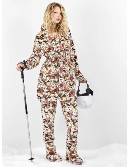 Bata abotonada estampado Snoopy