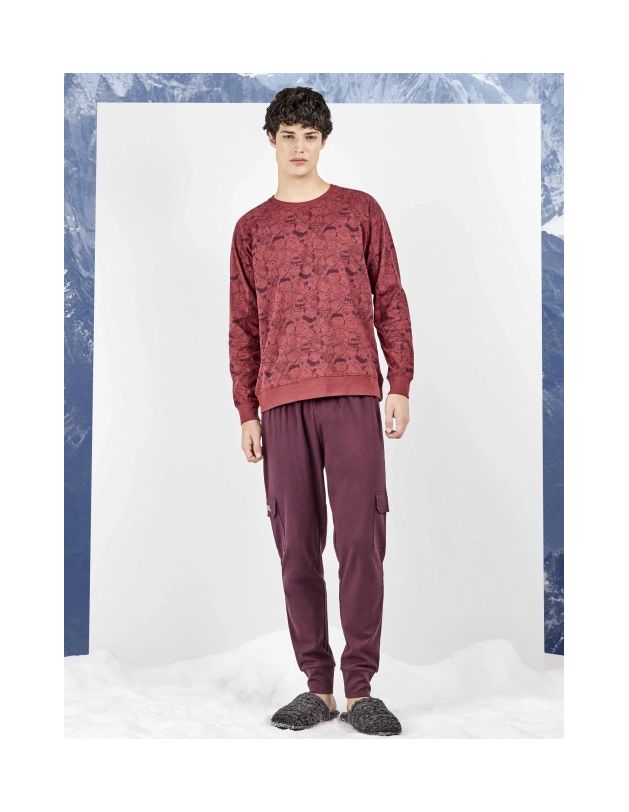 Conjunto pijama hombre estampado de Snoopy