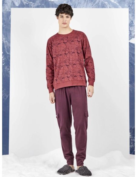 Conjunto pijama hombre estampado de Snoopy