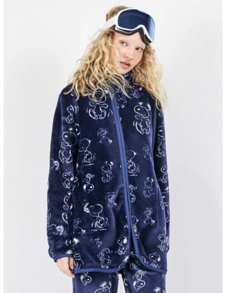 Bata de hombre con estampado Snoopy