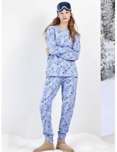 Pijama largo estampado de Snoopy