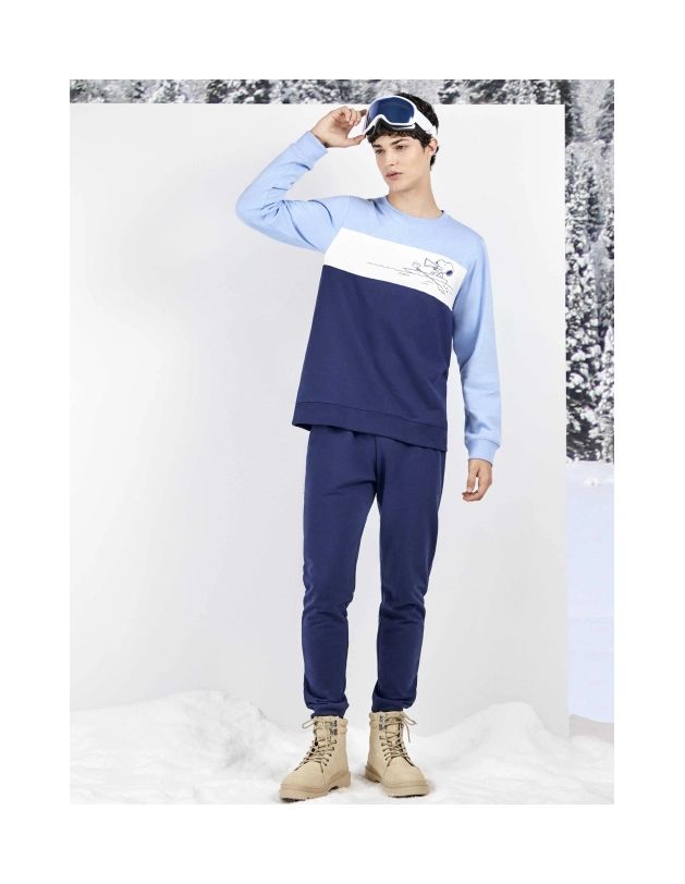 Conjunto pijama hombre largo de Snoopy