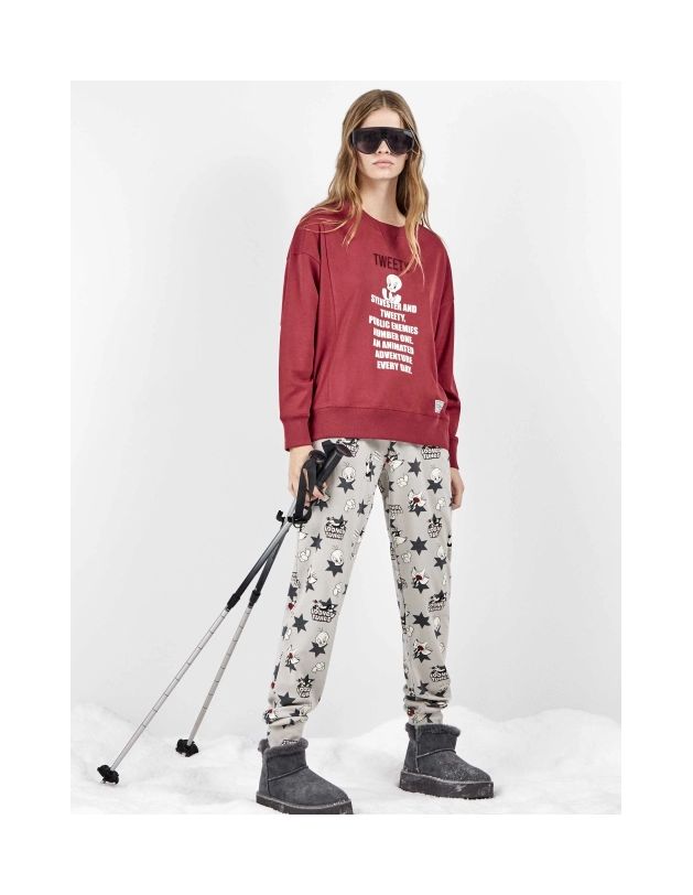 Pijama Looney Tunes estampado de Tweety