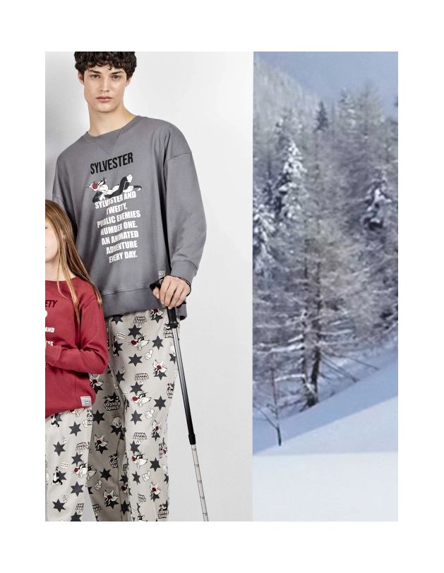 Conjunto pijama hombre Looney Tunes de Silvester