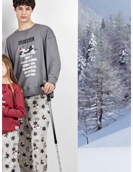 Conjunto pijama hombre Looney Tunes de Silvester