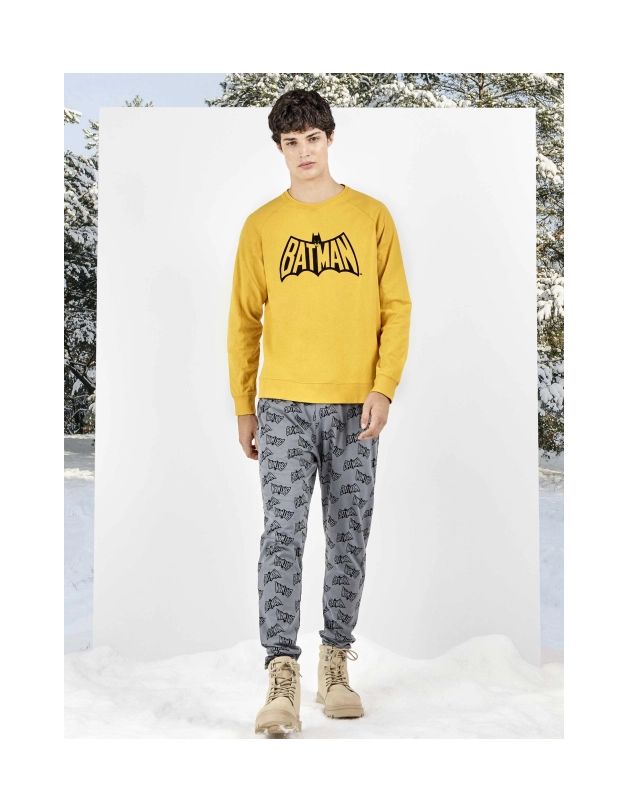 Conjunto pijama hombre de Batman 100% algodón