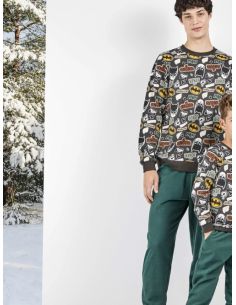 Conjunto pijama hombre estampado de Batman