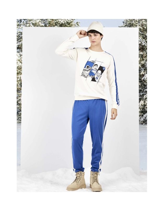 Conjunto pijama hombre con estampado Justice...