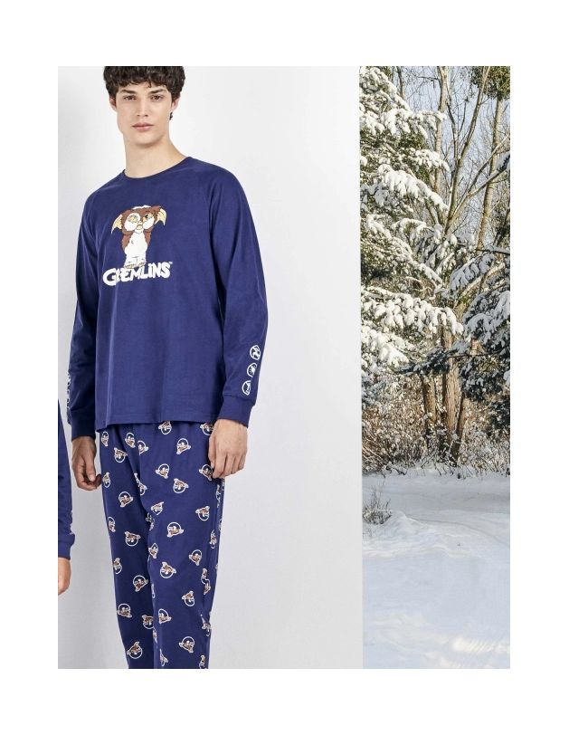 Conjunto pijama hombre de Gremlins 100% algodón