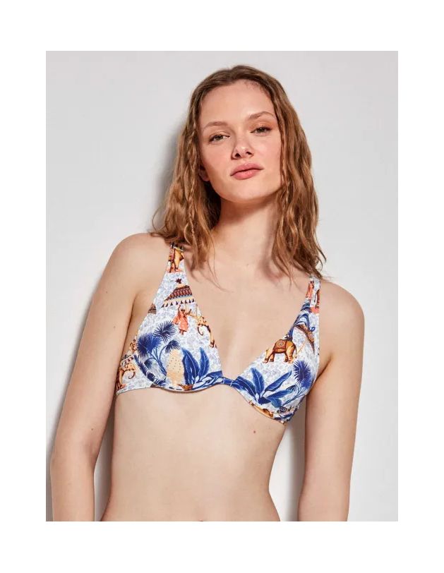 Top bikini efecto push up.