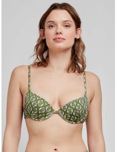 Top bikini push up con aro