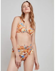 Top bikini triangular sin aro