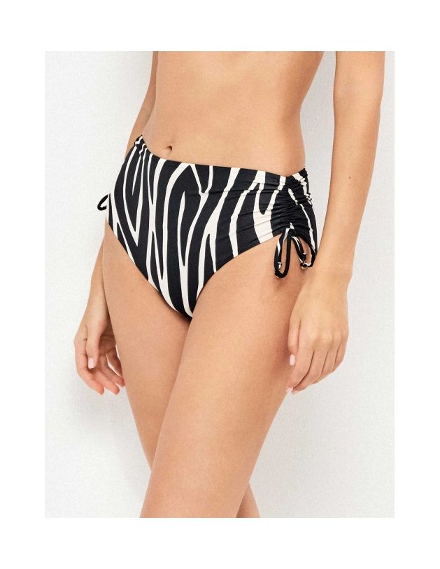 Braguita bikini alta tejido estampado animal...