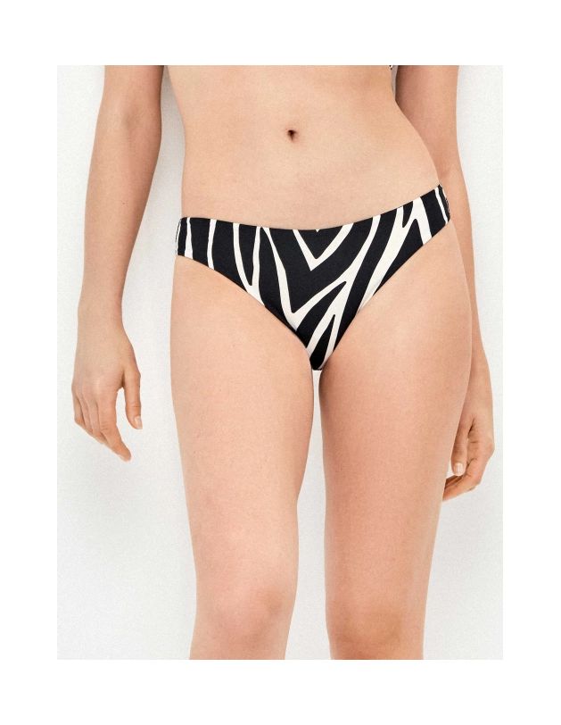 Braguita bikini estampada animal print cebra...
