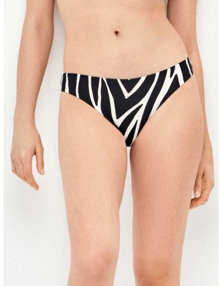 Braguita bikini estampada animal print cebra gisela