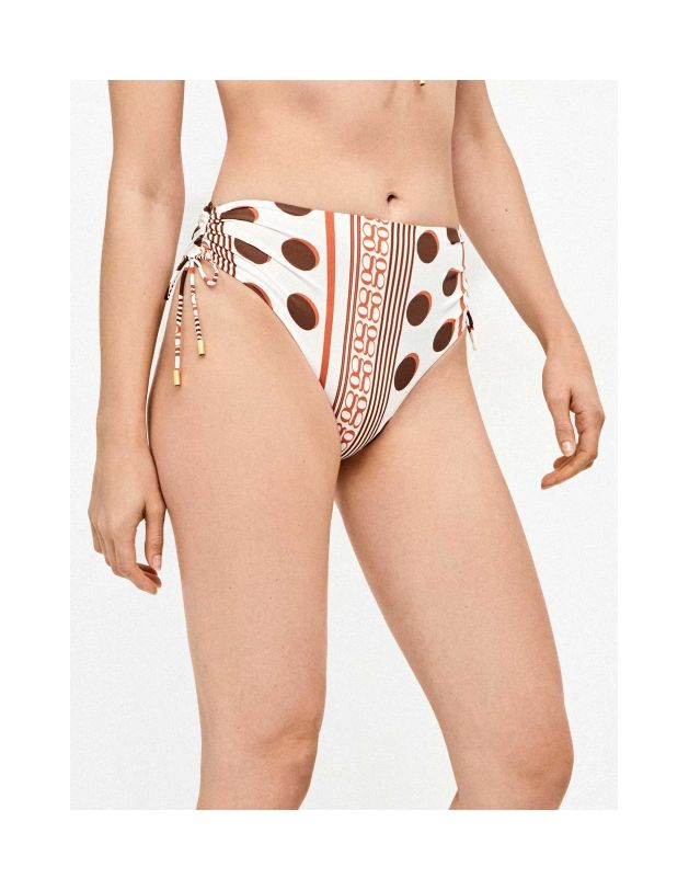Braguita bikini alta estampado monograma gisela