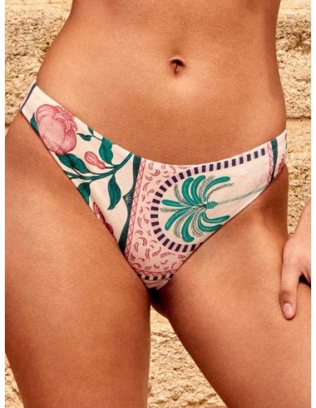 Braguita bikini estampado mosaico inspiración tropical gisela
