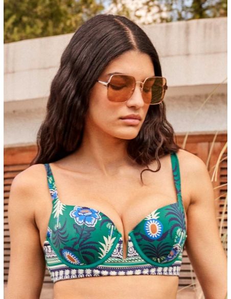 Top bikini capacidad tipo bustier