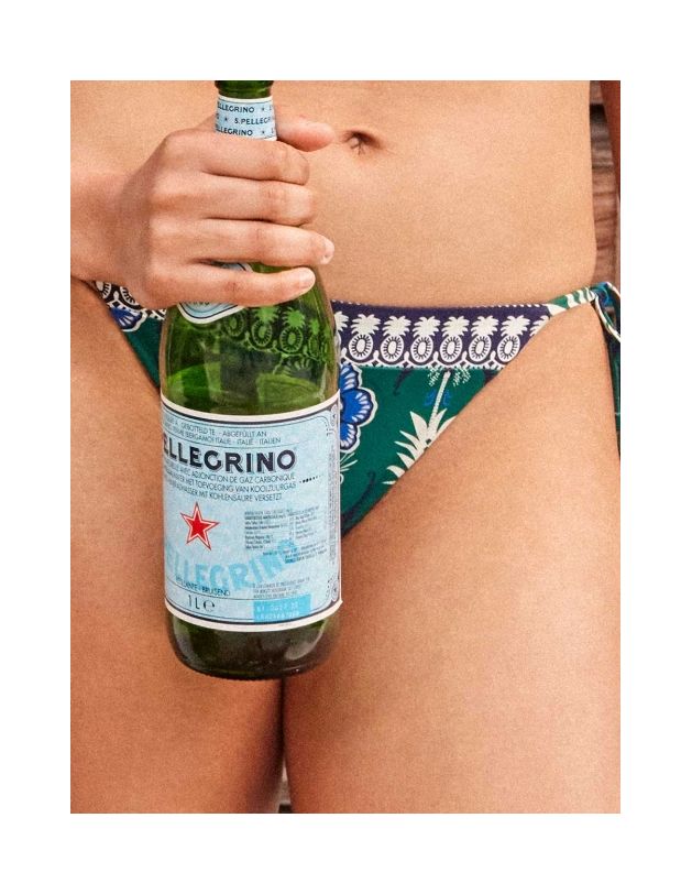 Braguita bikini estampada