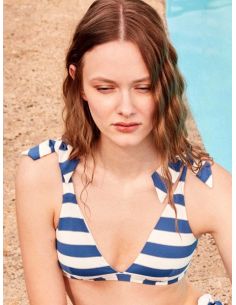 Top bikini con foam extraíble gisela