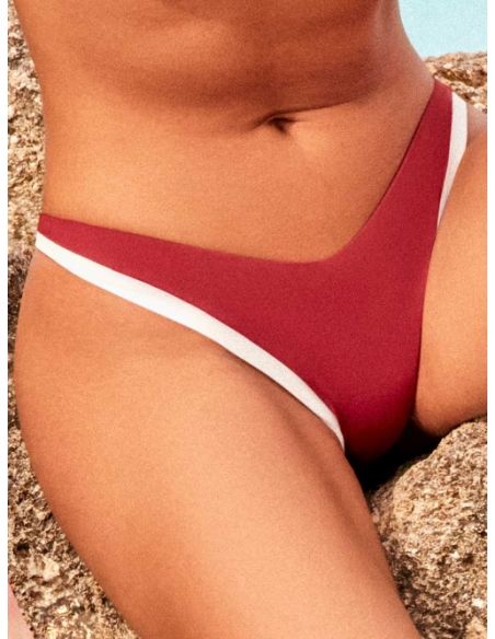 Braguita bikini brasileña corte V bicolor gisela