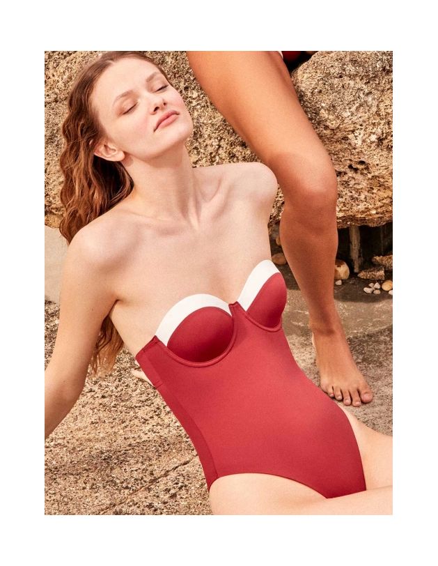 Bañador bicolor con aro