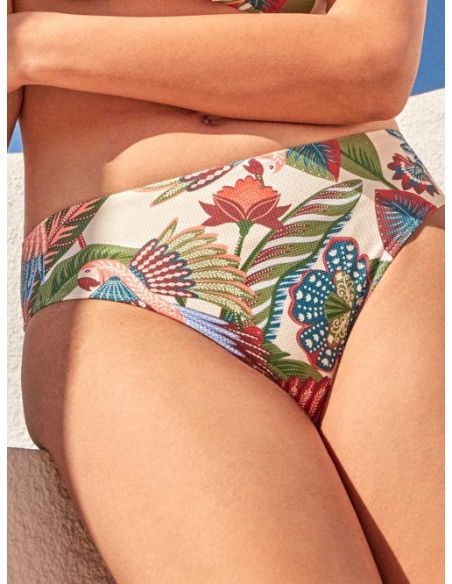 Braguita bikini midi estampado tropical gisela