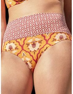 Braguita bikini multiposición doble estampado