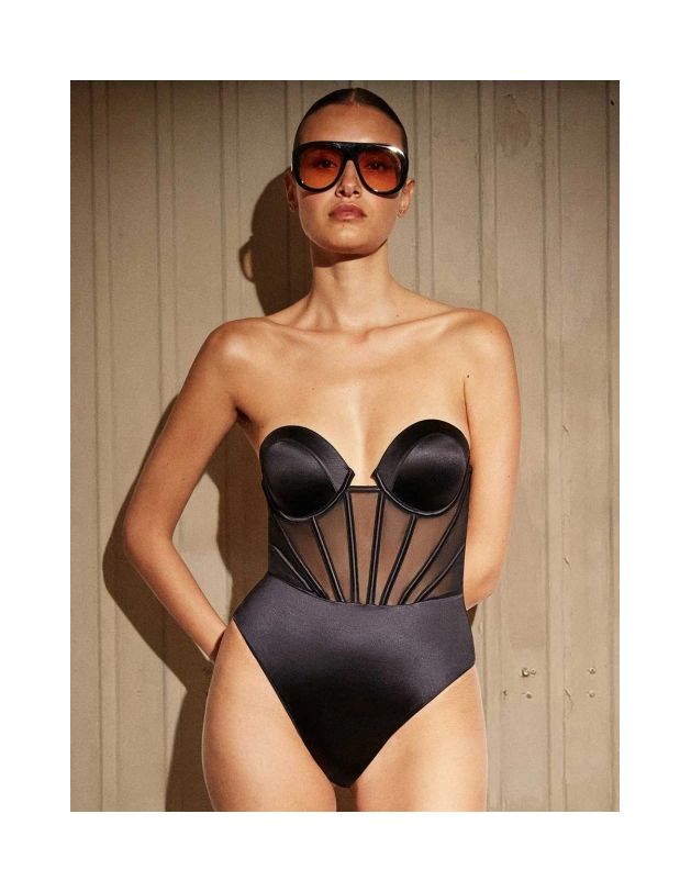 Bañador tipo corsé in and out swim party...