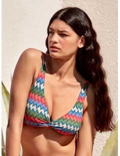 Top bikini triangular sin aro gisela