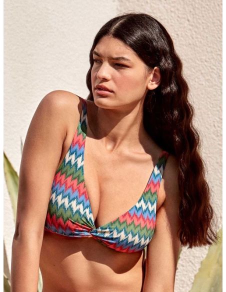 Top bikini triangular sin aro gisela