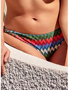 Braguita bikini clásica estampado zig zag